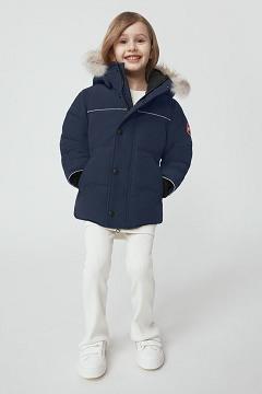 Chamarras Canada Goose Niños Outlet - Snowy Owl Abrigos Azul Oscuro Marino FL2531479